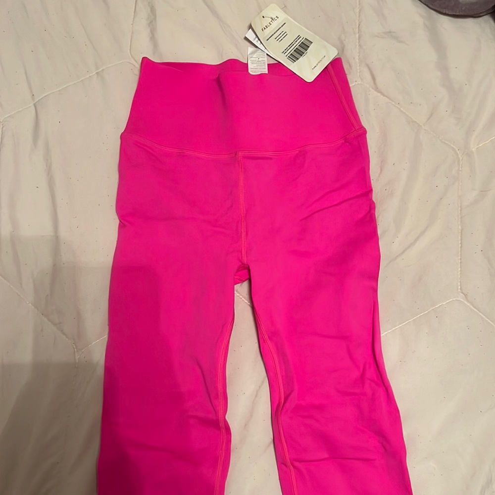 Pink fabletics leggings